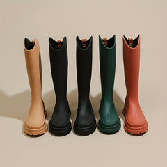 High Tube Non-slip Rain Boots Women's Rubber Water Shoes
