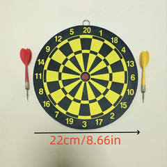 2-Sided Dart Board Set with 2 Darts