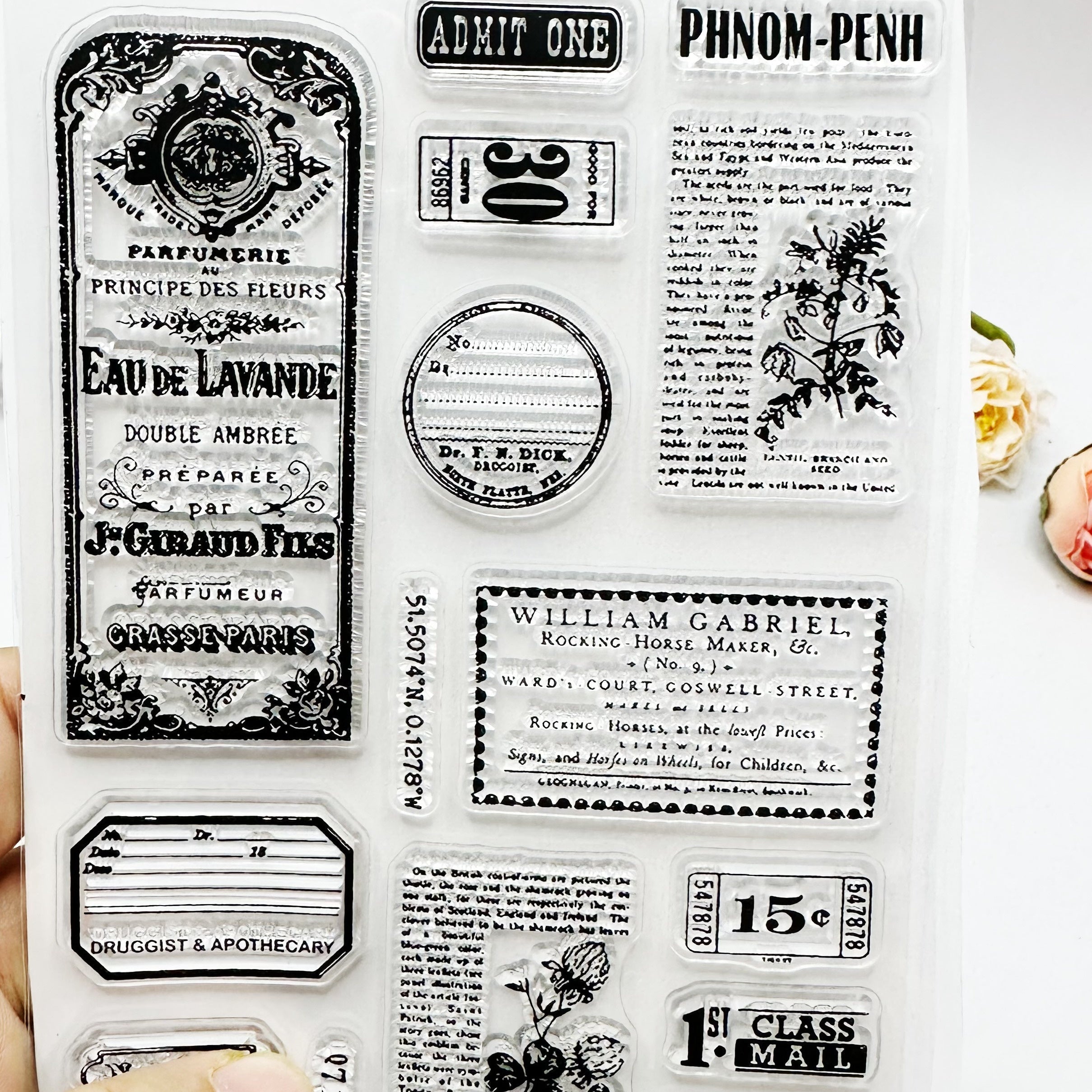 1pc Retro Stamp For DIY Scrapbooking