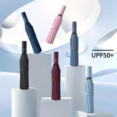 3-Fold Windproof UV Protection Auto Open Umbrella
