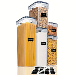 10pcs Pet Food Storage Containers Airtight BPA Dog Food Containers with Labels