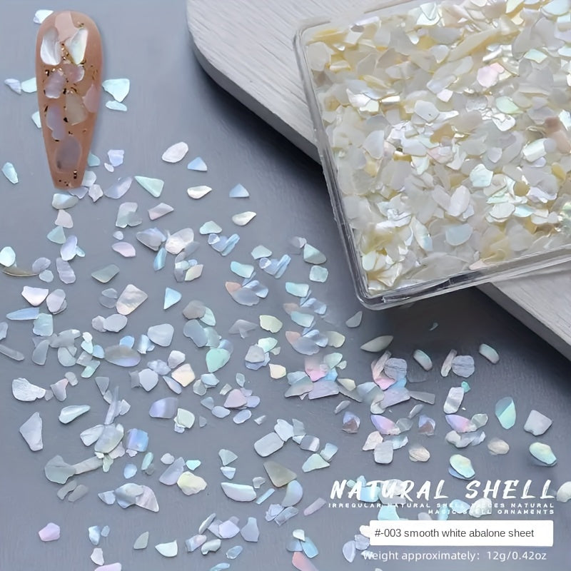 3D Irregular Shell Resin Patches Resin Beads Charms Chips