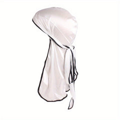 Unisex Satin Breathable Bandana Hat Silky Durag Do Doo Du Rag Headwrap
