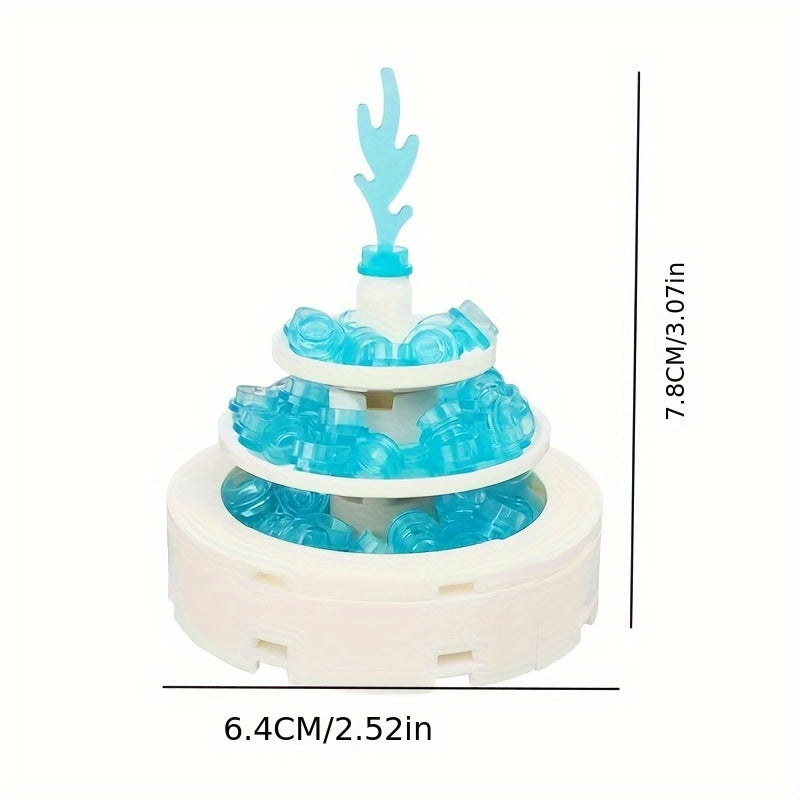 Particle Building Blocks Fountain Treehouse Courtyard Set