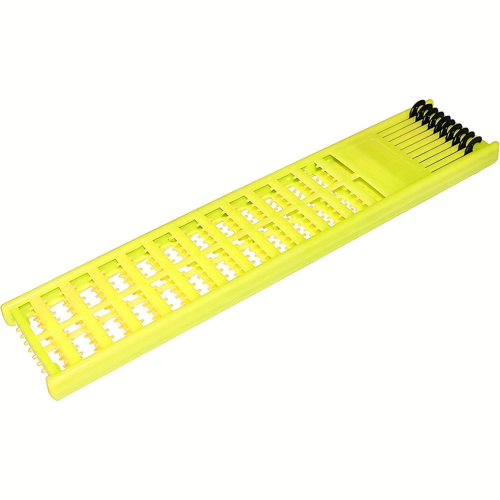 Organized Fishing Snelled Hook Holder Storage Tray for Jigs and Hooks