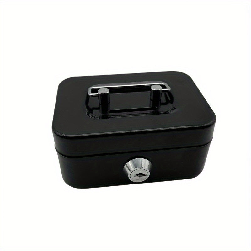 Stainless Steel Lockable Piggy Bank with Key Lock for Cash Coins & Valuables