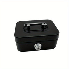 Stainless Steel Lockable Piggy Bank with Key Lock for Cash Coins & Valuables