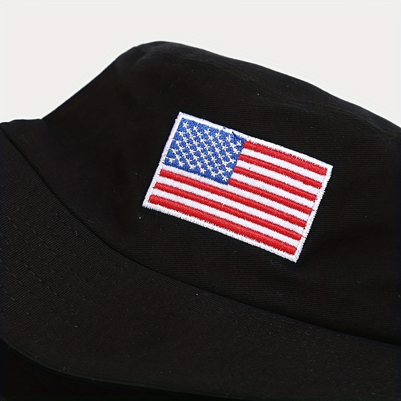 American Flag Bucket Hat Sun Visor