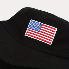 American Flag Bucket Hat Sun Visor