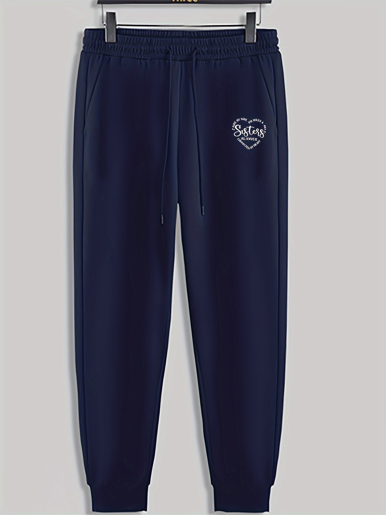 Men's Drawstring Sweatpants Casual Trousers for Spring Autumn
