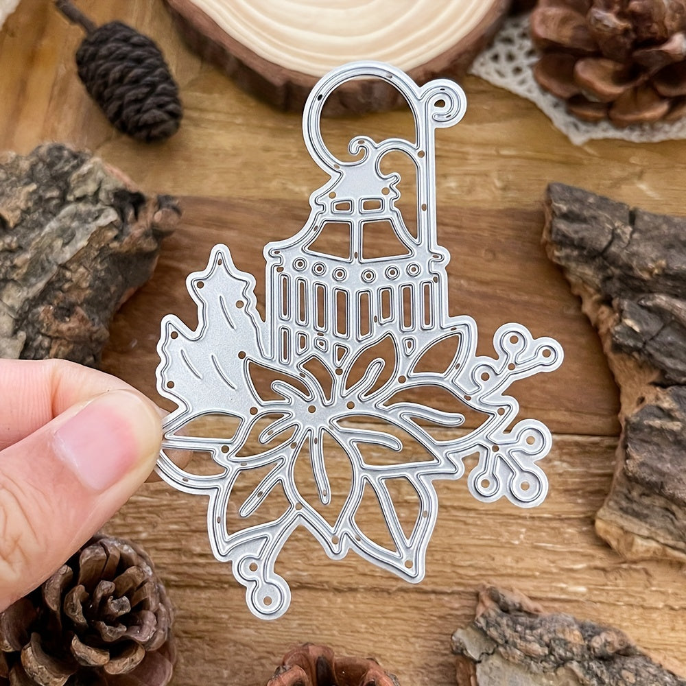 1pc Lantern Flower Set Metal Cutting Dies Scrapbook Paper Craft Mould DIY