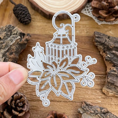 1pc Lantern Flower Set Metal Cutting Dies Scrapbook Paper Craft Mould DIY
