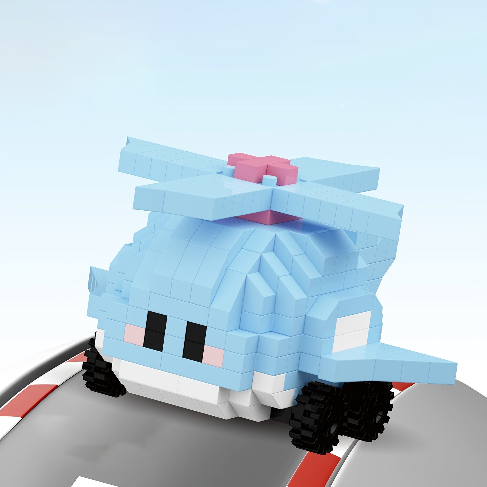 Cartoon Car Blocks Desktop Decoration Holiday Gift