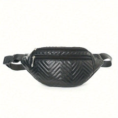 Quilted Waist Bag with Adjustable Strap for Girls