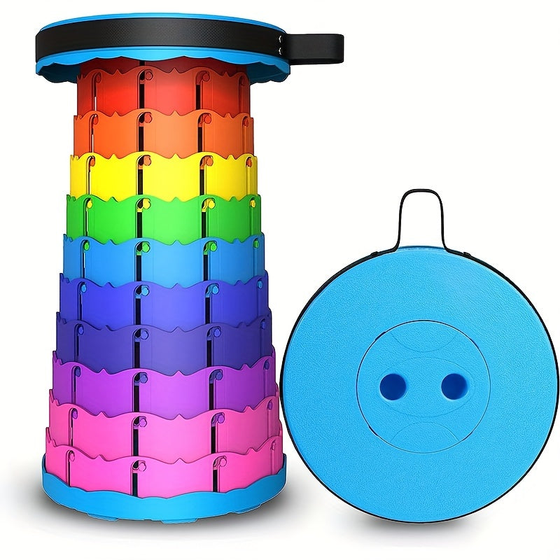 Portable Folding Stool Sturdy Retractable Camping Hiking Garden BBQ