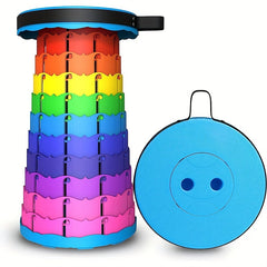 Portable Folding Stool Sturdy Retractable Camping Hiking Garden BBQ