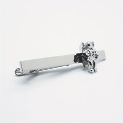 Copper Spaceman Tie Clip Silver Astronaut Tie Clip For Men