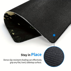 Night Moon Square Mouse Pad for Office Home Games Laptop Desktop