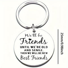 Metal Keychain Bag Charm Pendant Gift For Men Women Friends