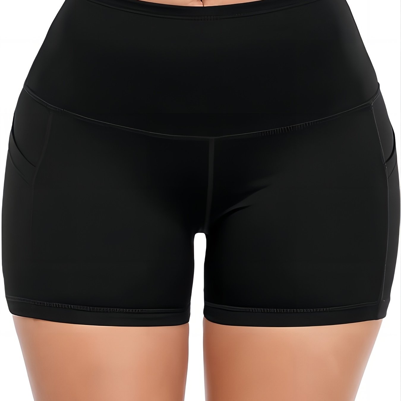 Women's Yoga Shorts High Waisted Stretch with Pockets