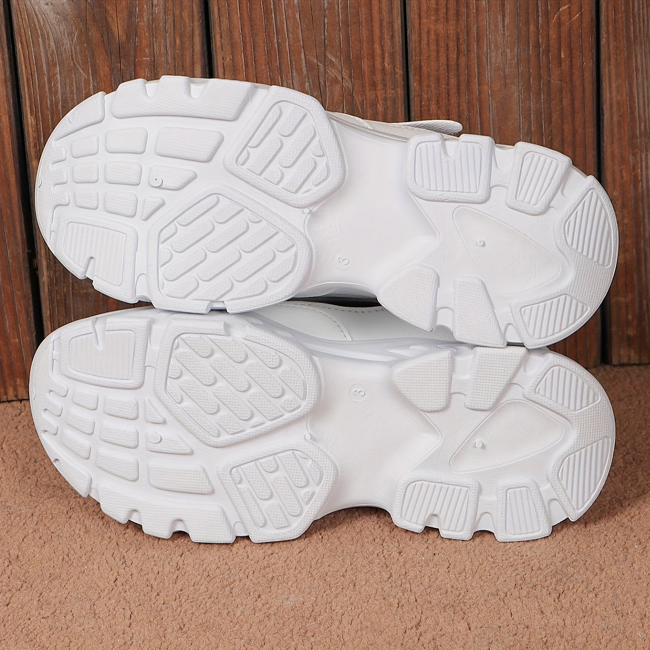 Thick Sole Outdoor Sneakers Shock Absorption Non Slip Running Shoes