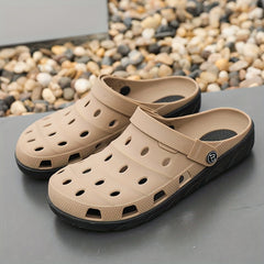 Men's Lightweight Comfy Clogs Hollow Out Non Slip Garden Shoes