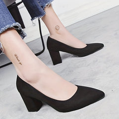 Women's Classic Pointed Toe Court Pumps