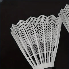 12pcs Plastic Badminton Shuttlecocks for Training and Entertainment