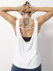 Breathable Backless Women's Sports Top