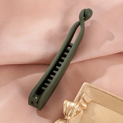Women's Small Matte Hair Clip, Banana Shape Headdress, Hair Accessories
