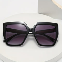 Large Square Frame Sunglasses Gradient Lens Glasses UV400