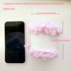 Soft 100% Polyester Mink Wool Fancy Yarn 50g