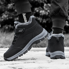 Plush Lined Snow Boots Waterproof Lightweight Winter Shoes