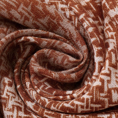 Light Brown Houndstooth Scarf Fall Winter Scarves For Women