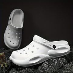Men's Lightweight Platform Clogs Anti-Skid Soft Sole