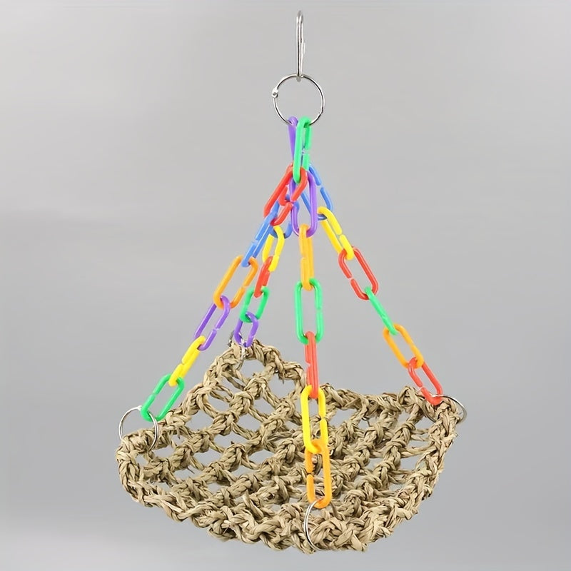 Bird Net Toy Parrot Hammock Canvas Small Pet Nest Bird Sleeping Nest