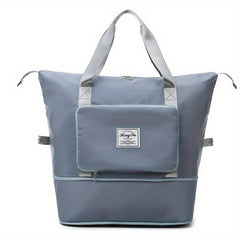 Foldable Travel Duffle Bag Portable Sports Gym Carry On Weekender Bag