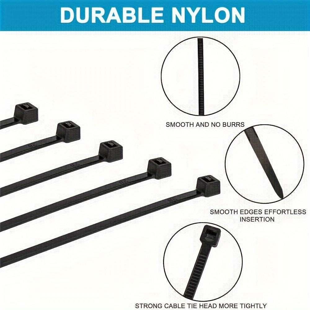 100pcs Heavy Duty Cable Zip Ties 29 46 Cm