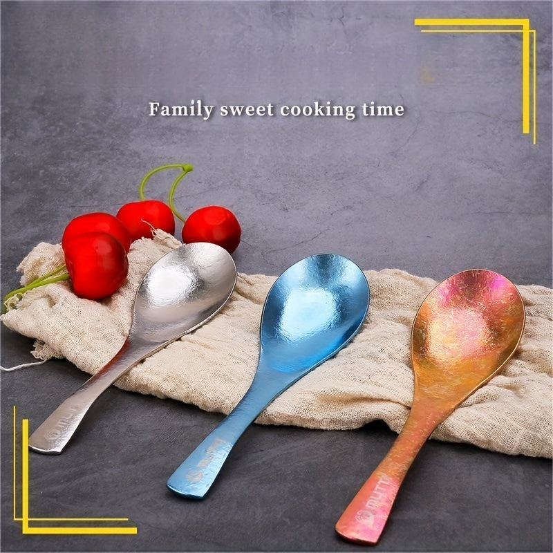 Pure Titanium Alloy Spoon for Outdoor Camping Picnic