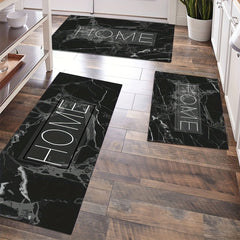 Non Slip Soft Velvet Kitchen Floor Mat Waterproof Dirt Resistant