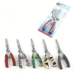 Stainless Steel Fishing Pliers Line Scissors Hook Remover