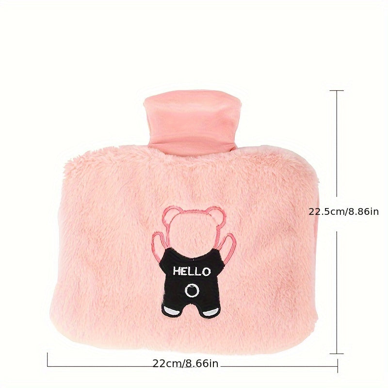 Plush Double Water Injection Hot Water Bag Hand Warmer