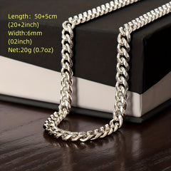 Hip Hop Style Chain Necklace Stainless Steel Decorative Accessories