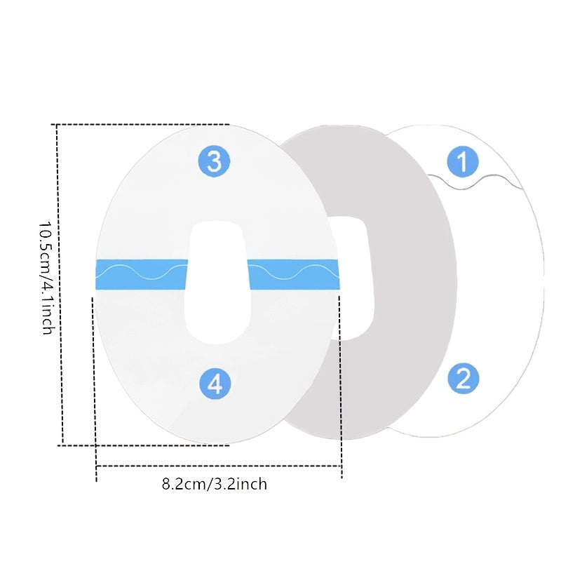Dexcom G6 Sensor Adhesive Stickers 20 50pcs PU Material Transparent Cases