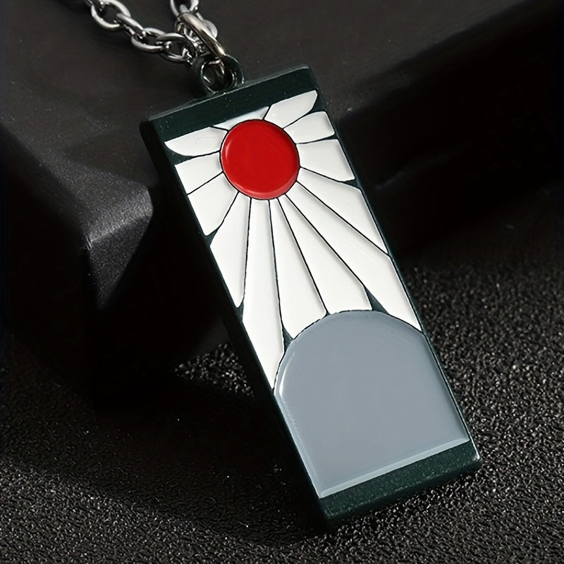 Ghost Slayer Blade Earrings Necklace Jewelry Student Necklace Creative Alloy