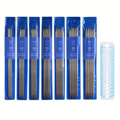35pcs 7 Packs Double Pointed Knitting Needles Set Stainless Steel
