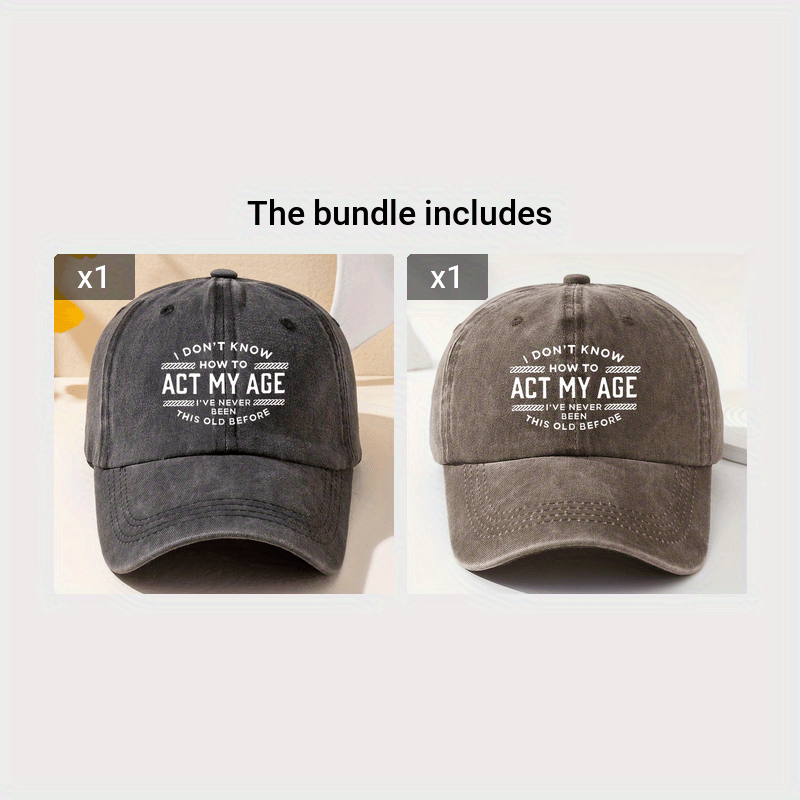 Summer Washed Printed Sunshade Baseball Cap Casual Breathable Peaked Hat