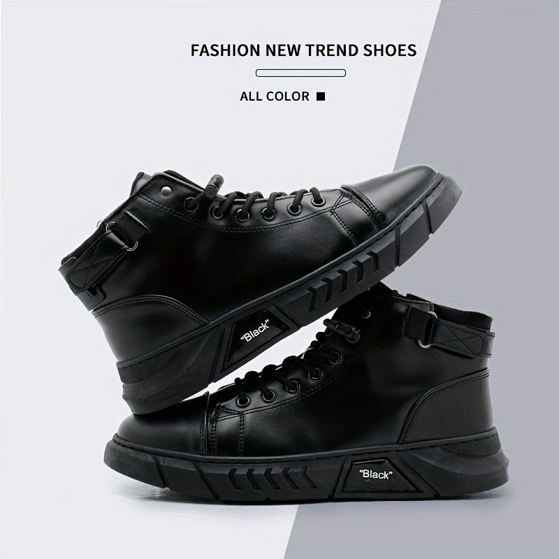 Men's Vintage High Top Platform Boots for Holiday
