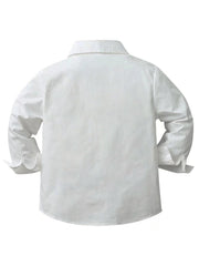 Boys Long Sleeve Shirt with Bowtie