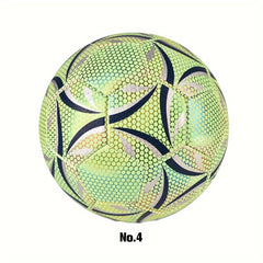 6pcs Fluorescent Reflective Soccer Ball Set for Training Glow in the Dark
